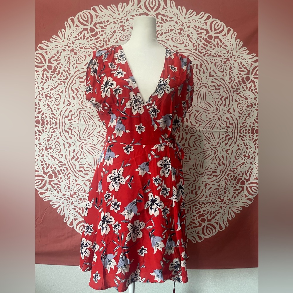 Yumi Kim Size Small HEY SUNSHINE RED SOHO MIXER DRESS STYLE# DR-831S